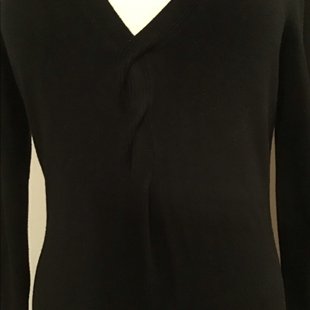 BCBG black sweater dress size L